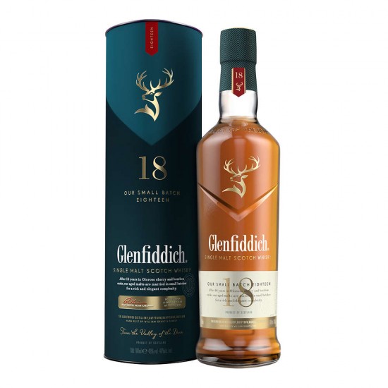 Glenfiddich 18 Years Old 700ml Single Malt Whisky