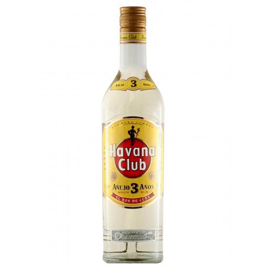 Havana Club Anejo 3 Year Old 700ml White Rum