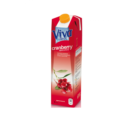 Χυμός Viva Fresh Cranberry 1000ml Χυμοί