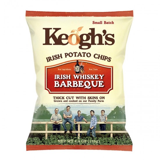 Keogh’s Πατατάκια Irish Whiskey BBQ 125gr Αρμυρά Σνακ - Πατατάκια