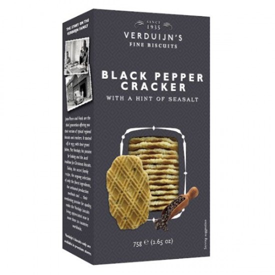 Verduijn's Black Pepper & Sea Salt 75gr Delicatessen