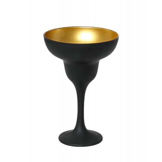 Ποτήρι Μαργαρίτας Μαύρο Χρυσό Ματ Espiel 305ml Διάφορα ποτήρια
