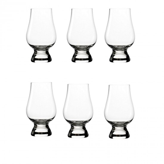 Σετ 6 Glencairn Κρυστάλλινα Ποτήρια για Malt Whisky 190ml Ποτήρια για ουίσκι